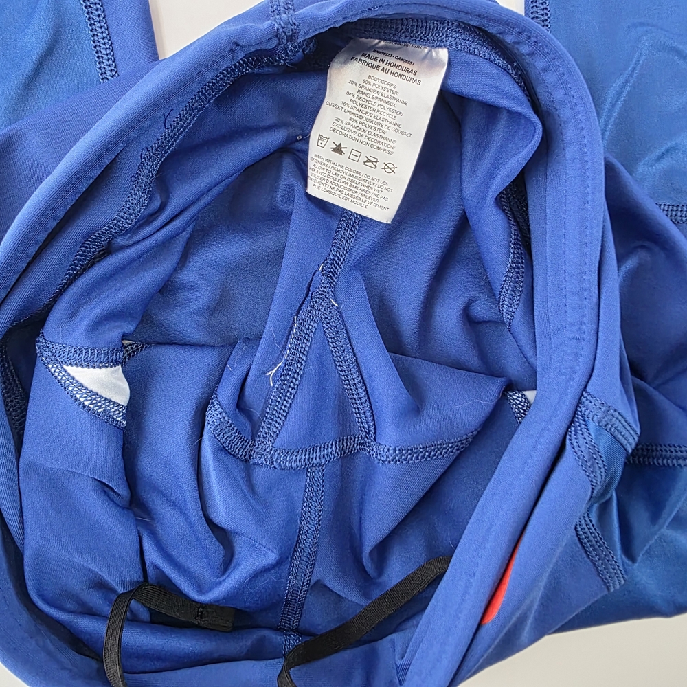 Nike Running  Tights Blue with Orange Swoosh Size Small Florida GATOR Color Way - Picture 7 of 11